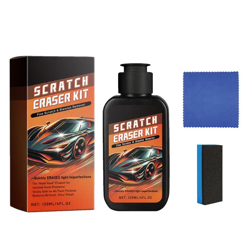 

Paint Scratch Remover For Vehicles Car Scratch Eraser Scratch Removal Kit 120ml Automotive Scratch Remover Swirl Remover Car