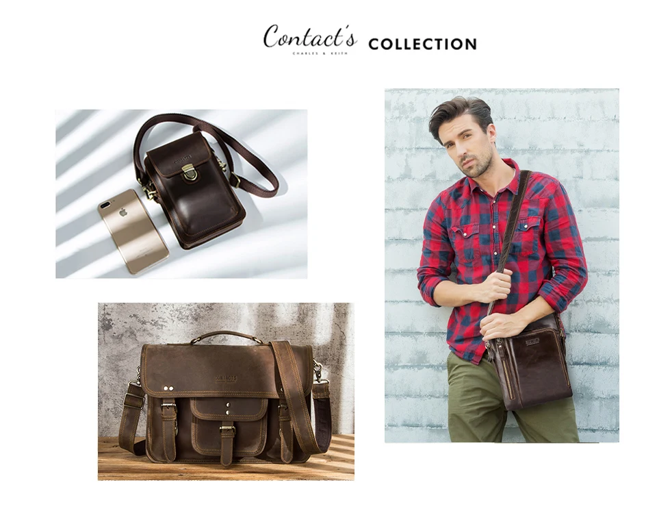 CONTACT'S Echtes Leder Männer Brieftasche Vintage Trifold Haspe Brieftasche Reißverschluss Geldbörse Kartenhalter Geld Clip männer Brieftaschen – Detail 27
