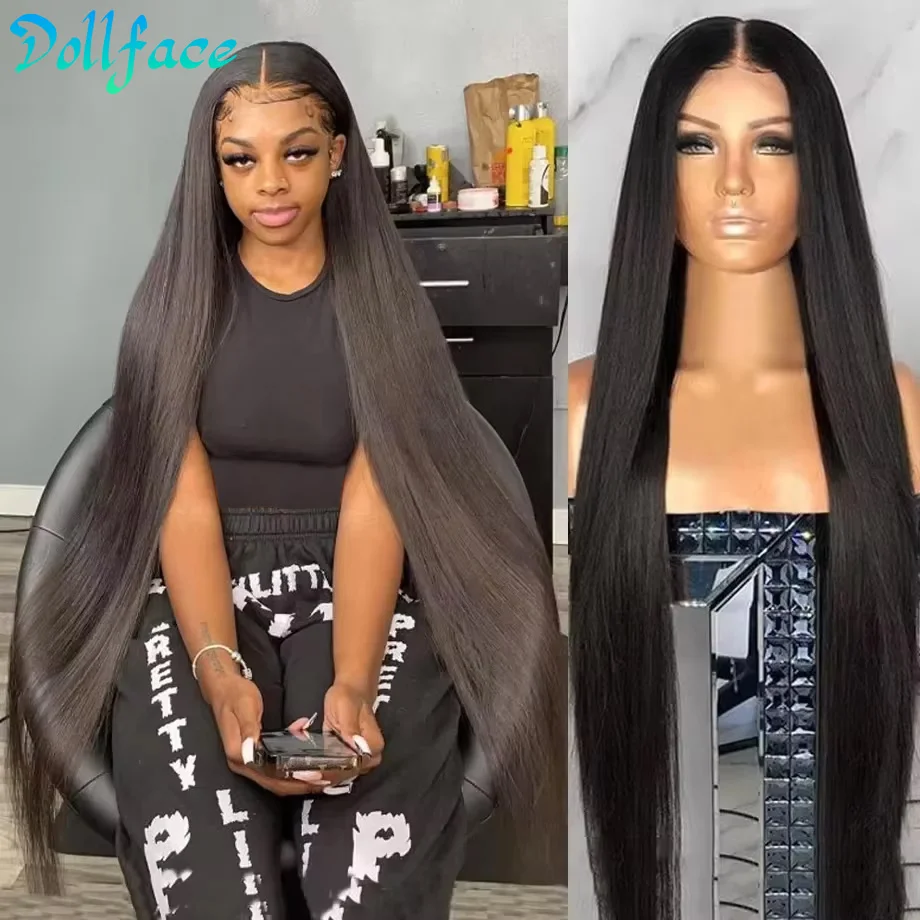 30 40 بوصة مستقيم HD الدانتيل شعر مستعار أمامي قبل قطعها شعر طبيعي مفرود الباروكات 13x4 13x6 250 الكثافة البرازيلي أمامي شعر مستعار مستقيم