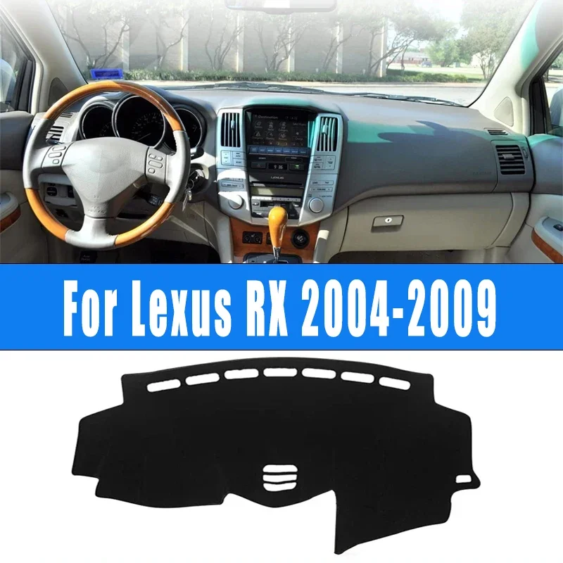 

Car Dashboard Mat Dash Cover Center Console Pad Custom Nonslip Cape Sunshade Accessories For Lexus RX 300 330 350 400h 2004-2009