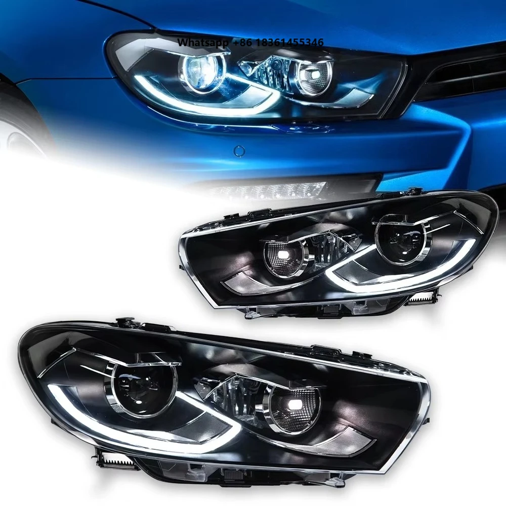 

For VW Scirocco 2009-2017 LED DRL Dynamic Signal High and Low Beam Day Running Light DRL Light Auto Lamps Car Model