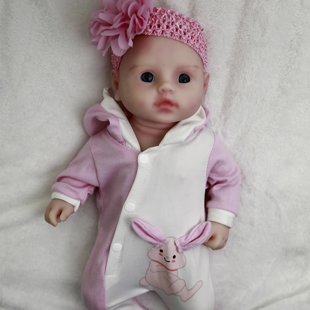 COSDOLL 42cm 2.25kg Full Body Silicone Bebe Reborn Doll Realistic Baby Toy For Children Reborn Baby Dolls Girl Cartoon Dolls