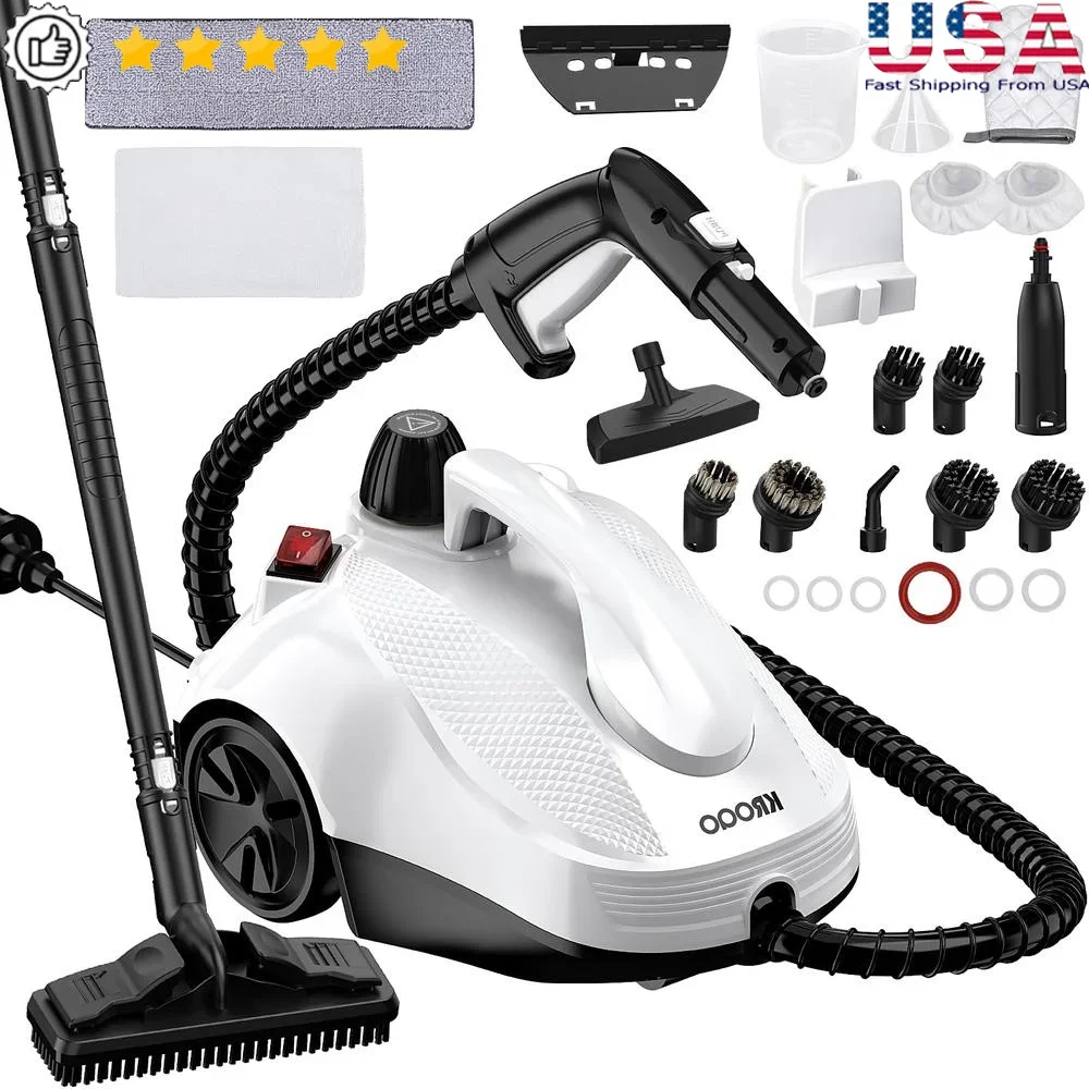 Powerful Steam Cleaner Mop with 23 Accessories Quick Heating Multi-Purpose Portable Floor and Surface Cleaner Easy to Use