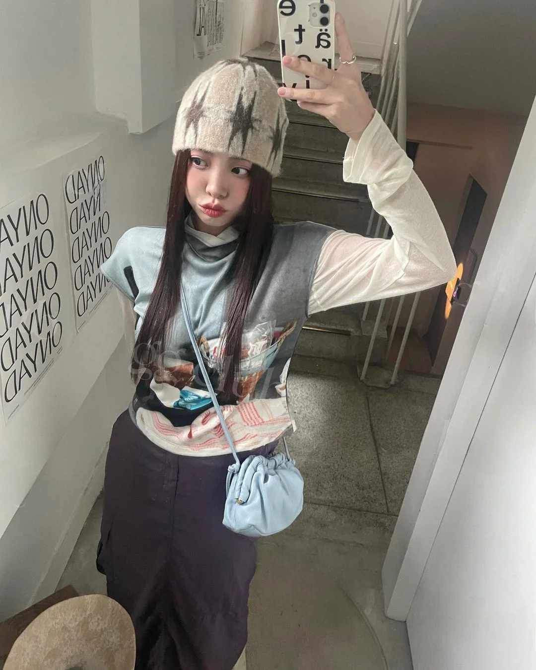 

Street Sle Knitted Cold Hat Autumn Winter ex Star Pattern Casual Versatile Personali No Brand Youth Outing Cap