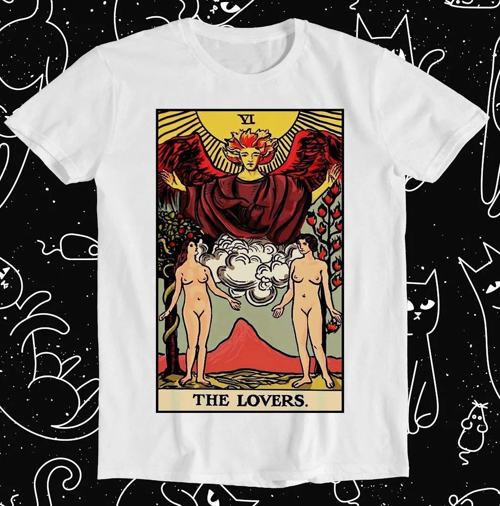 

Футболка с принтом «Таро для лесбиянок», LGBT, гей-прайд, мем, подарок, забавная, летняя, свободная и дышащая, для мужчин и женщин