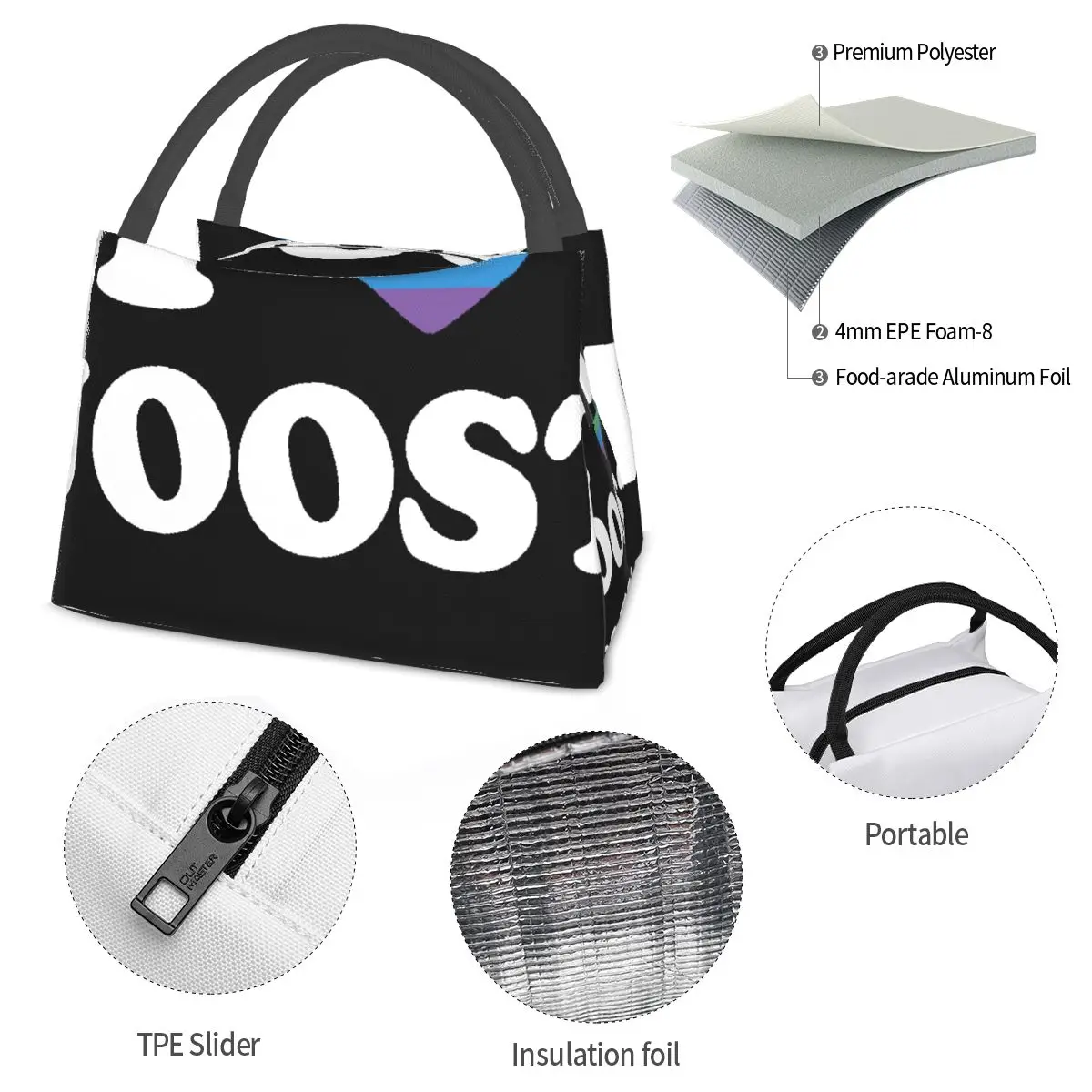 I Love Joost Klein Portable insulation bag for Cooler Thermal Food Office Pinic Container