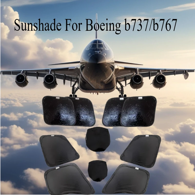 Boeing B737/B767/Airbus A320 sunshade,  anti radiation, transparent
