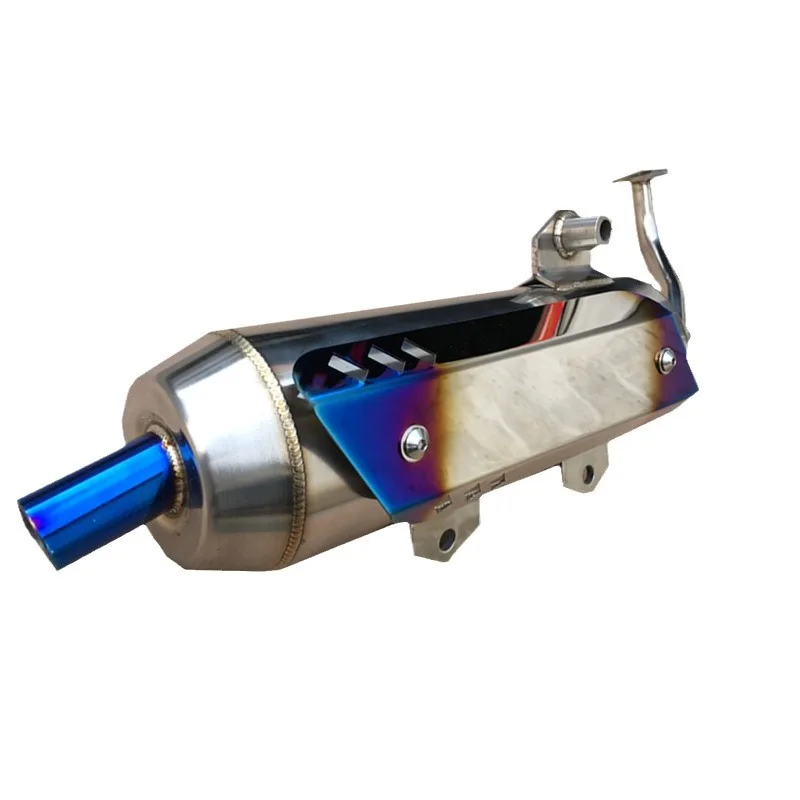 

Stainless steel modified back pressure silent exhaust pipe NVX straight muffler exhaust pipe