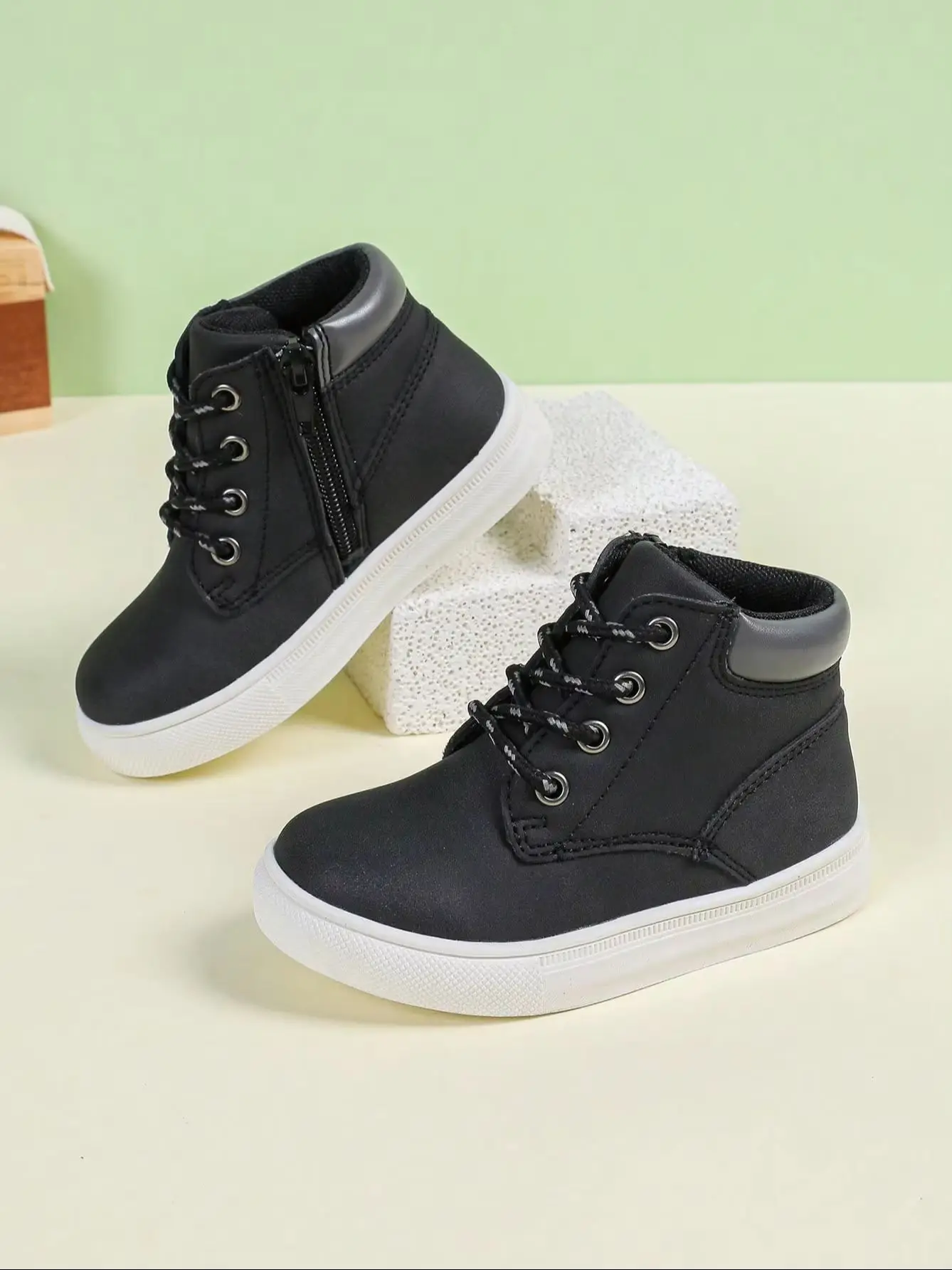New Kids Short Hiking Boots, Warm Outdoor Boots for Boys & Girls, Waterproof, Anti-Slip & Wear Resistant