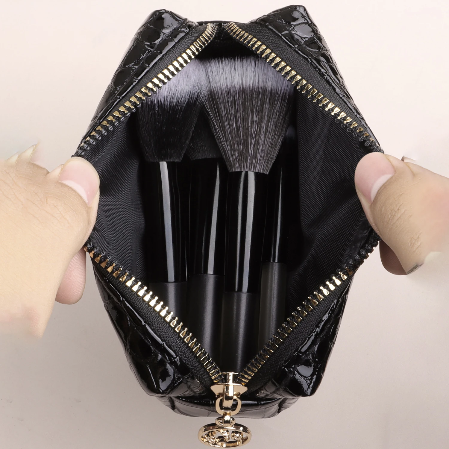 Brochas de maquillaje, 10 Uds., Kit de maquillaje profesional para mujer, brocha cosmética para polvos suaves, sombra de ojos, base, juego completo, herramienta de belleza de viaje