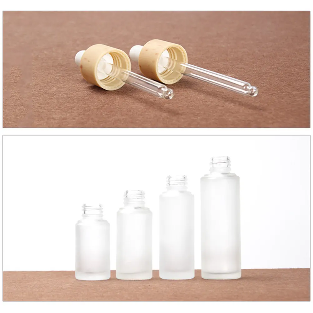 

3Pcs Transparent Essential Oil Dropper Bottles Refillable Subpackaging Bottles Portable Travel Accessories Makeup Perfume