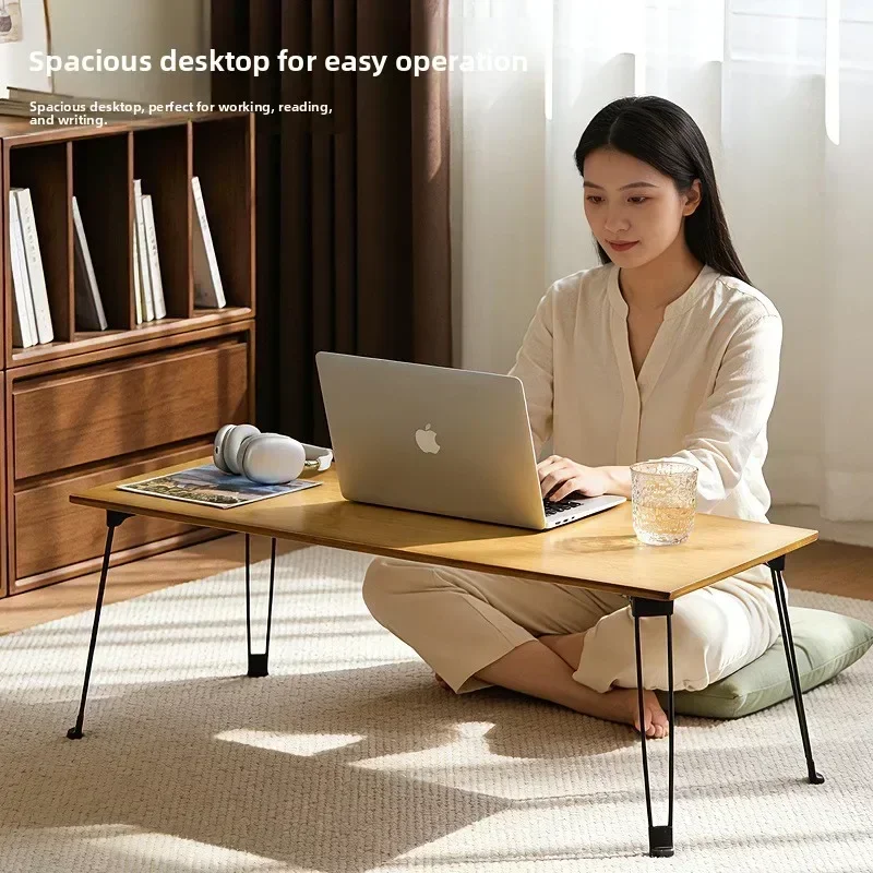 Multi-functional Portable learning to write small table board bay window table knee table bed desk folding