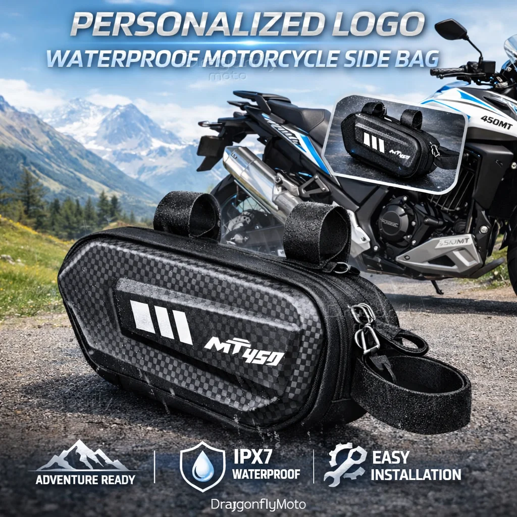

For CFMOTO CF MOTO CF450MT 450MT MT450 2024 2025 Motorcycle Side Bag Personalized Logo Waterproof Hard Shell Saddlebag