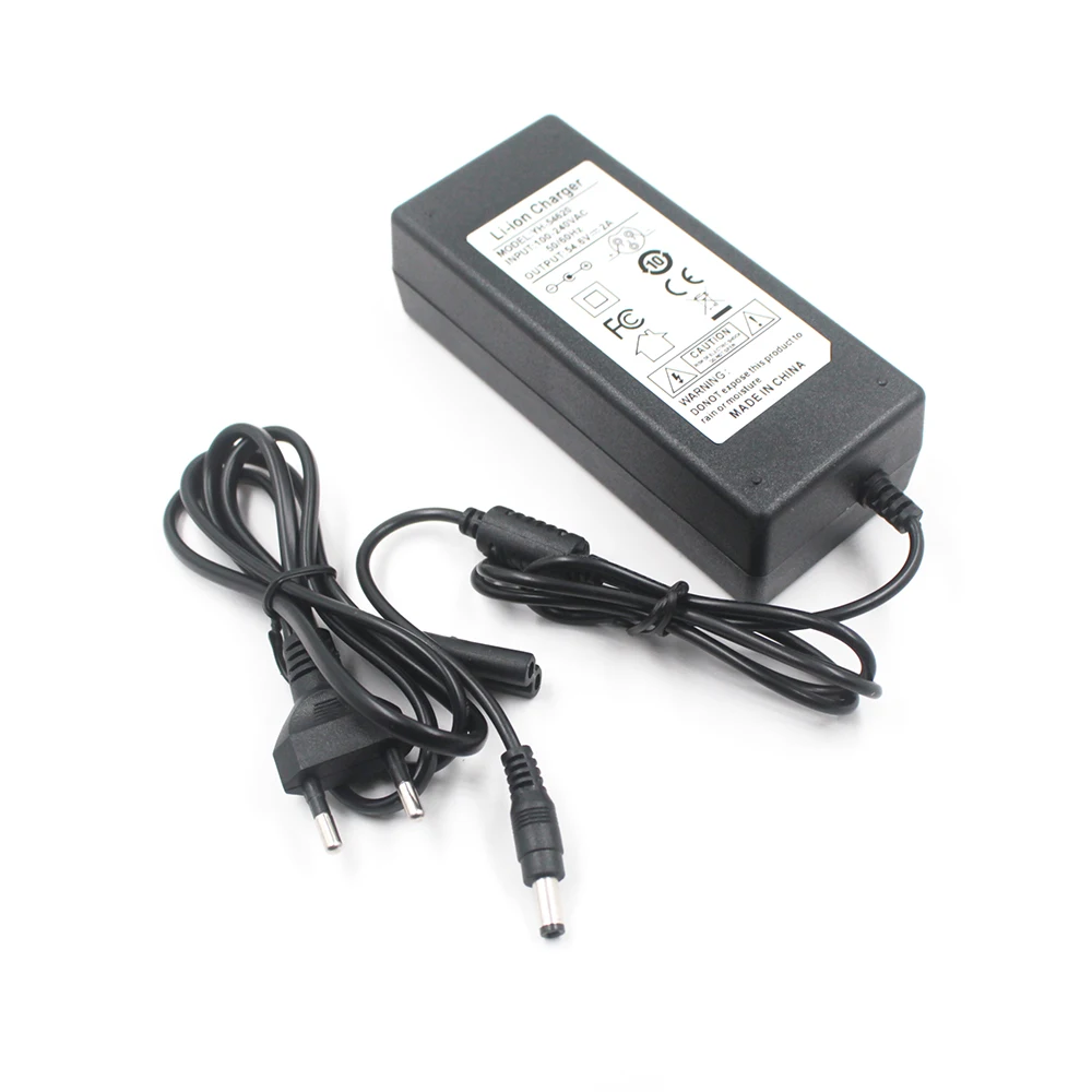 54.6V2A Charger 54.6V 2A Lithium Battery Charger for 48V Li-ion Lithium Battery Pack 5521 Charger