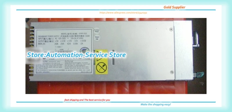 

EFRP-553 550W redundant power supply EFRP-553 power supply