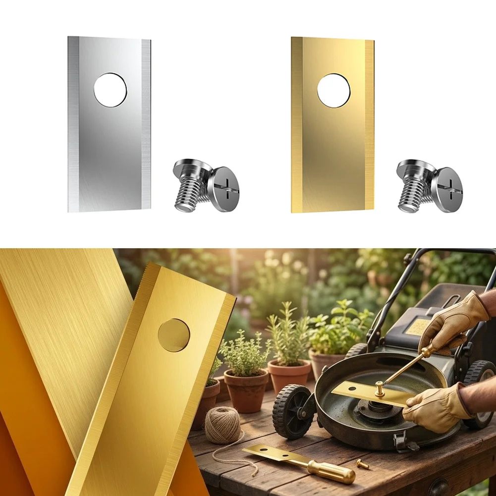 For Titanium Coated Replacement Lawn Mower For Blades Screws 30Sets For Parkside Garden Power-tool Accessories