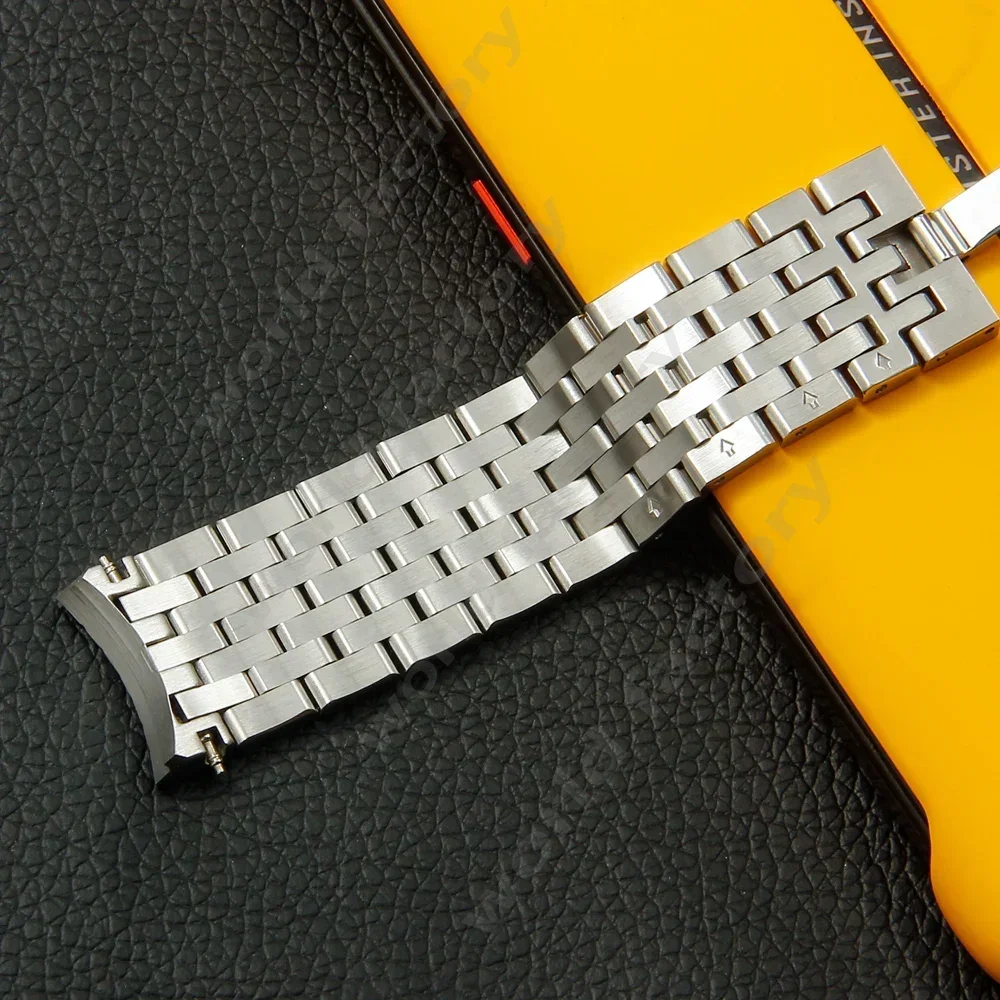 Watch strap For Tissot 1853 Junya T063 original steel belt T063637 T063610A T063617A refined steel watchband chain 20mm