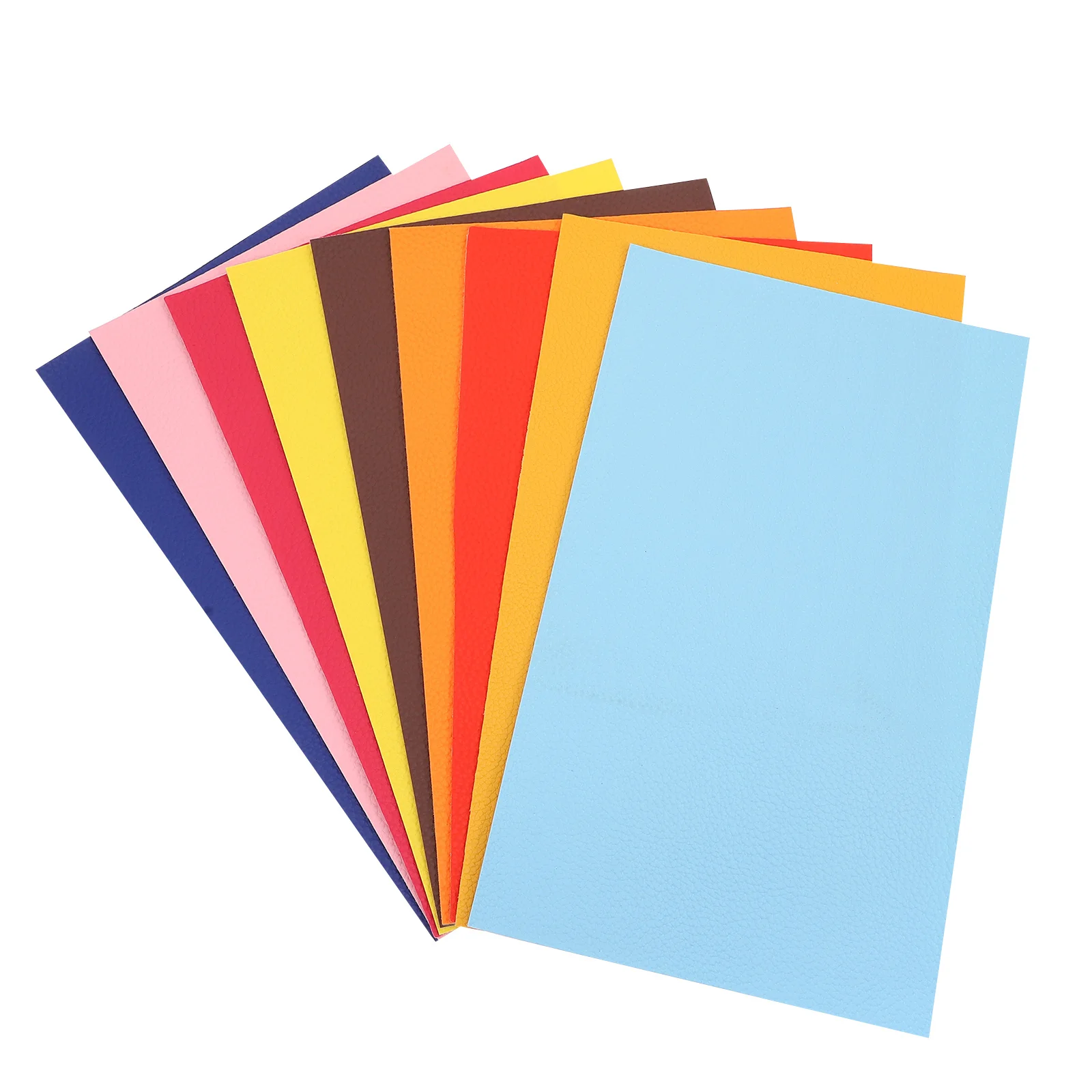 

9pcs Faux Sheet For Diy Earrings Jewelry Diy Artificial Making Handicrafts Craft Material Sewing Fabric