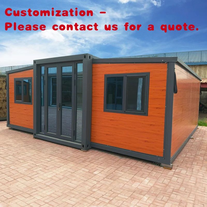 

на заказ.Дом 20/30/40 футов Casas Prefabricadas Расширяемый контейнерный дом с двойным крылом