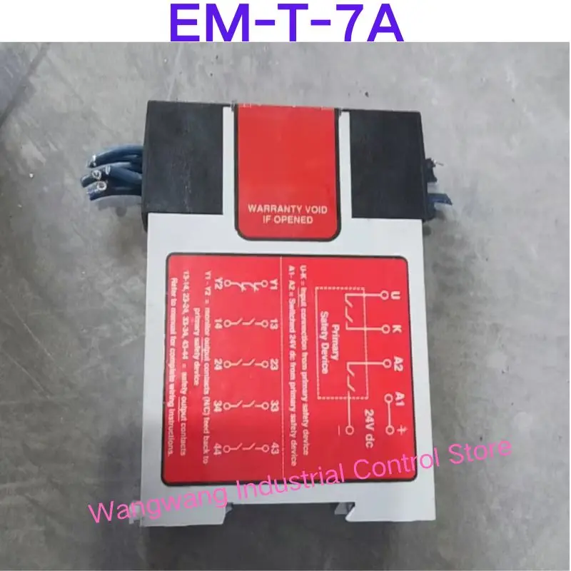 Second-hand test OK , EM-T-7A  safety relay