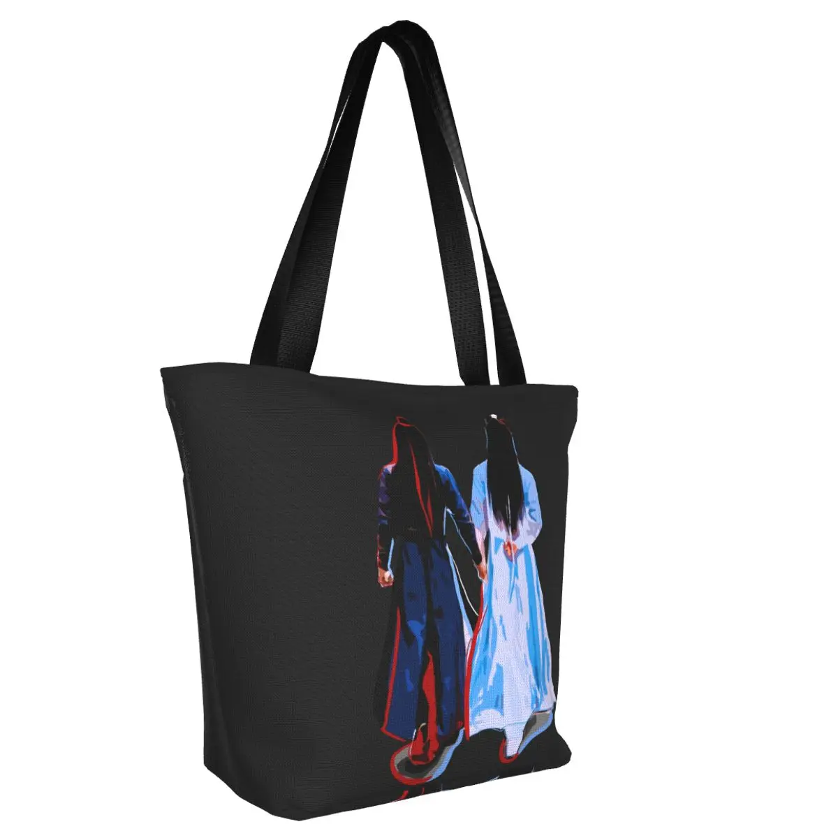 The Untamed Shopper Bag Wang Xian Edit Work Handbags Lady Designer Shopping Bags Retro Cloth Tote Bag Christmas Gift image 2