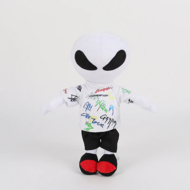 

Deep Sea Monster Graffiti Style Plush Toy Cartoon Ocean Creature Stuffed Doll Adventure Game Style Collectible Gift