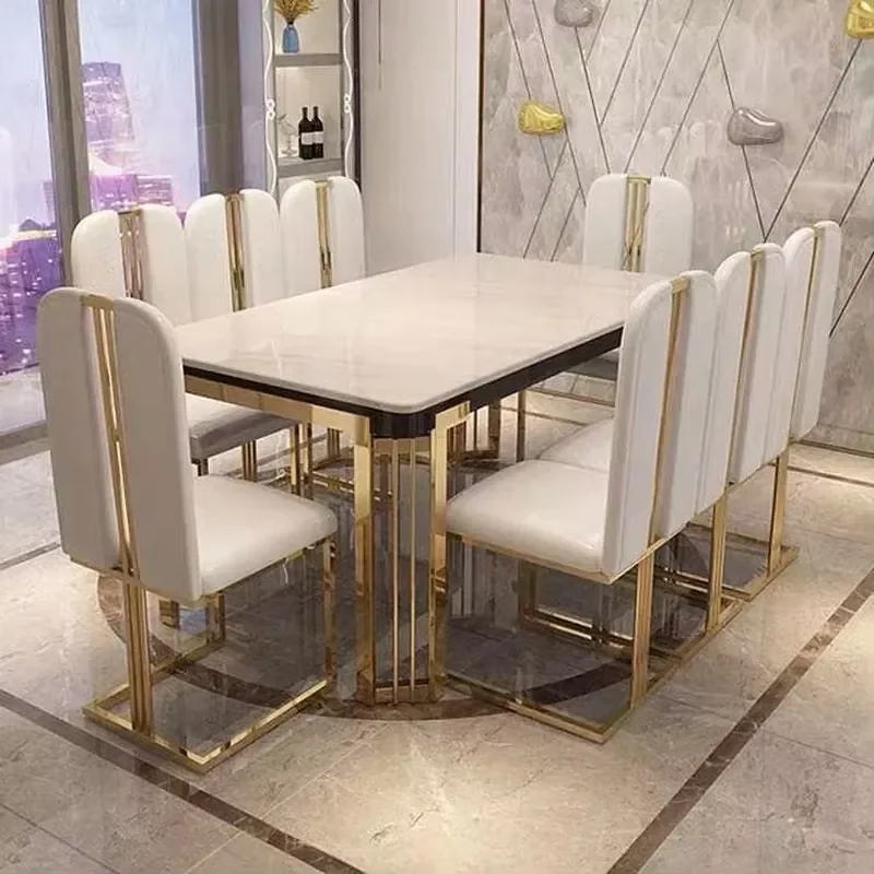 Morden Apartment Size Furniture Miniature Rectangle Dining Room Dining Tables Sets