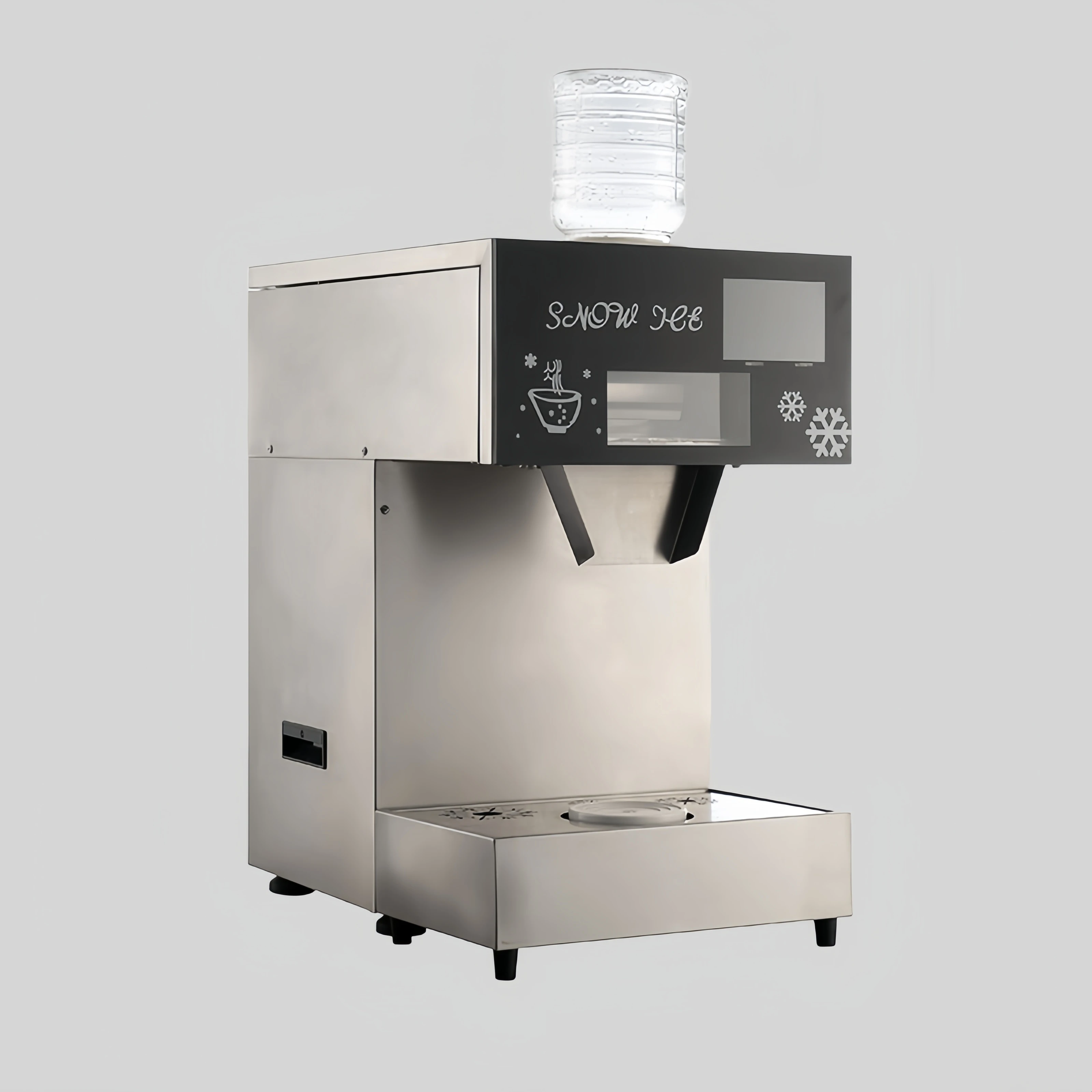 High-power Automatic Smoothie Shaving Snow Cone Ice Crushing Grinder Mini Portable Food-grade Ice Mud Sand Machine