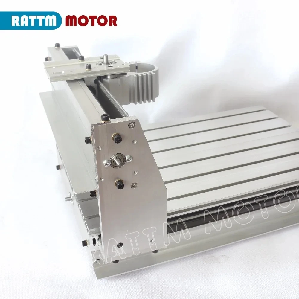 Kit de estrutura cnc de alumínio 3040, fresa de gravação para máquina de marcenaria com fixação de braçadeira de 52mm