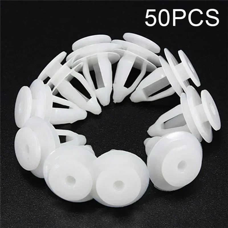 50x Exterior Side Moulding Clips Door Trim Clips For Citroen Saxo Xsara Berlingo Car Fastener Parts NEW