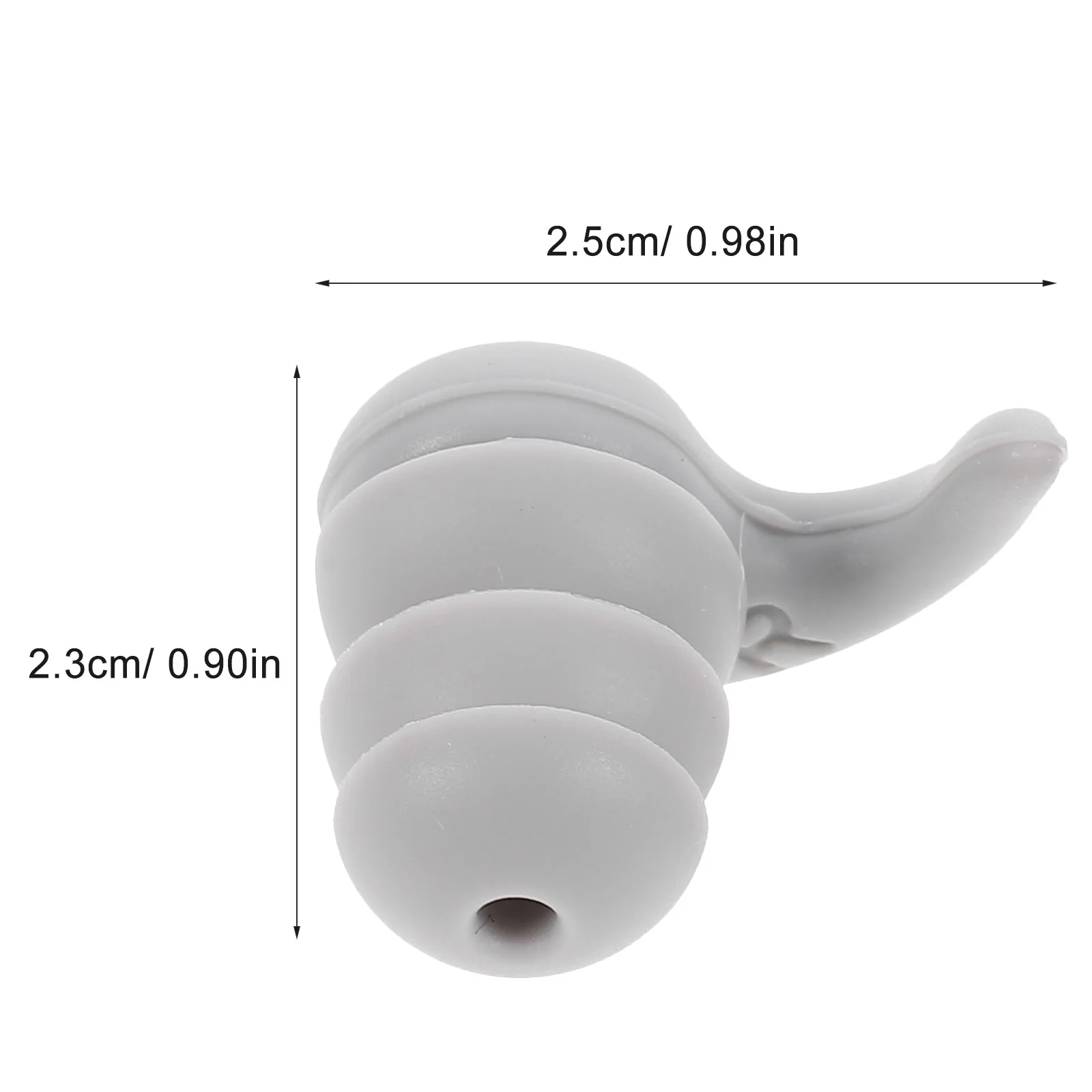 3 أزواج من سدادات الأذن المقاومة للصوت، سدادات أذن من السيليكون قابلة لإعادة الاستخدام للنوم والسباحة والحفلات الموسيقية بصوت عالٍ وحماية إلغاء الضوضاء #2