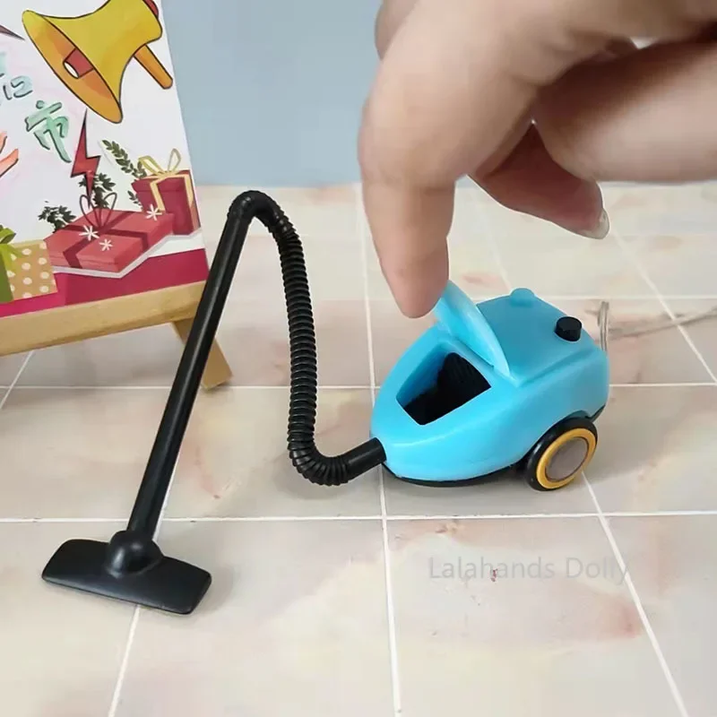 Doll House Simulation Mini Electric Vacuum Cleaner (can Work) Children's Gifts for Doll House Furniture Decoration Accessories