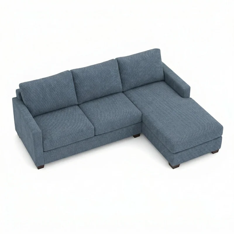 

Modena L-Shaped Sectional Sofa, USA-Made, 5-Day Shipping, Custom Fabric, Wholesale Furniture – Leslie Peacock Slate Blue
