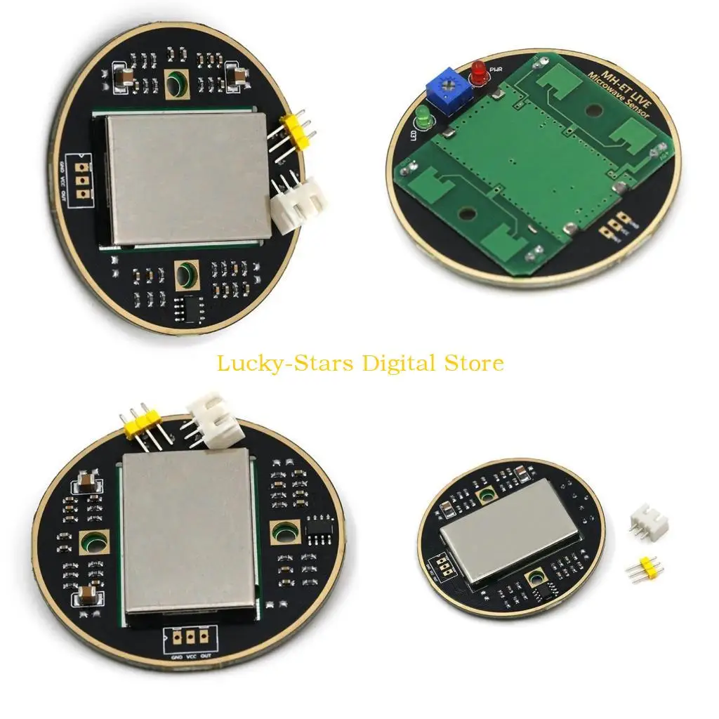 

T3EE HB100 X 10.525GHz Microwave 2-16M Doppler Human Body Induction Switch Module For Ardunio HB100X