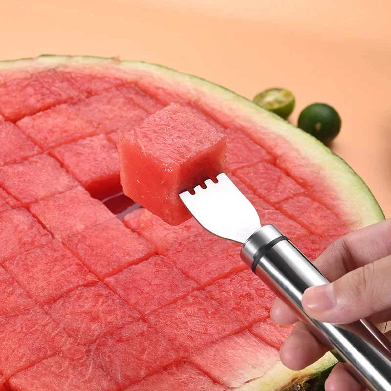 

Salad Fruit Slicer Cutter Windmill Watermelon Cutter Artifact Tool Watermelon Digger Stainless Steel Kitchen Accessories Gadgets