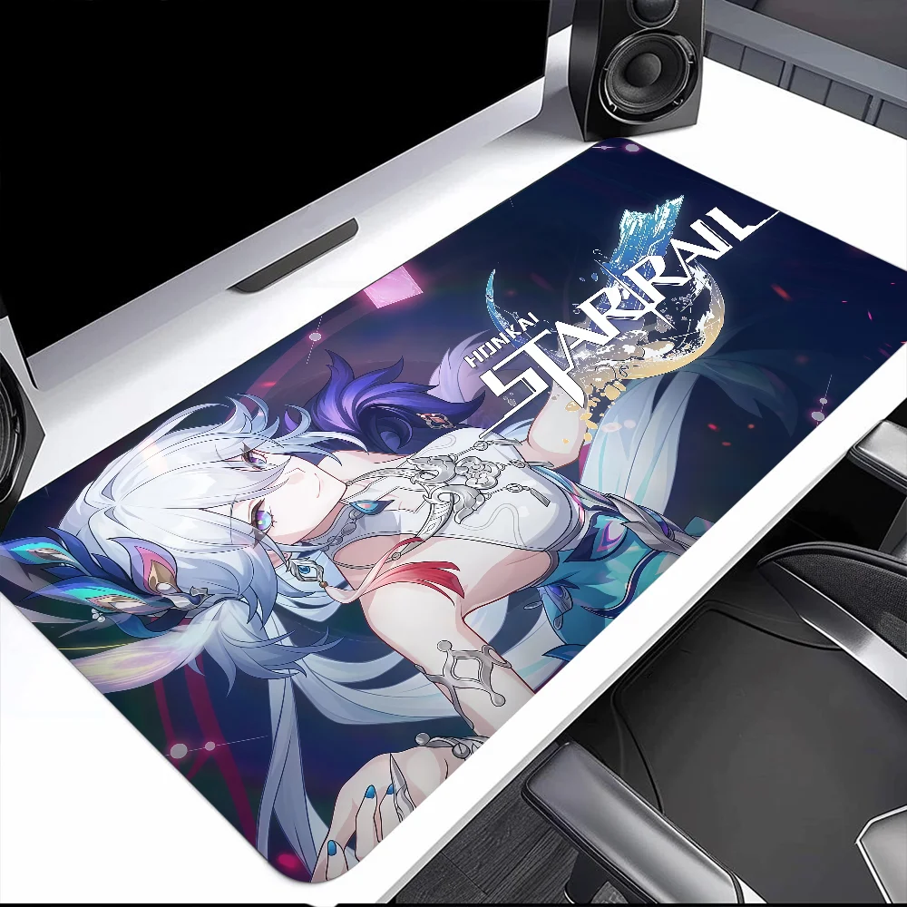 Yao Guang  Honkai Star Rail Game s Mouse Pad Large Desk Mat Keyboard Ergonomic Office Rubber PC Non-slip Anti-fray Home Custom