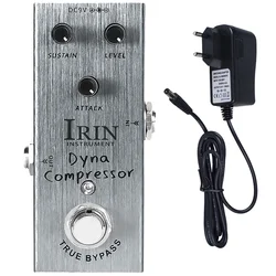 IRIN AN-06 Electric Guitar Effect Pedal Dyna Compressor Pedal True Bypass Sustain Level Attack Effect Guitar  Accessories&Parts