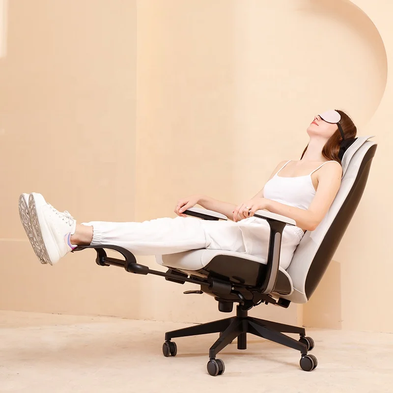 New Design Wireless Full Body Leisure Shiatsu Vibration and Heating Swivel Chair With Footrest Office Massage Chair