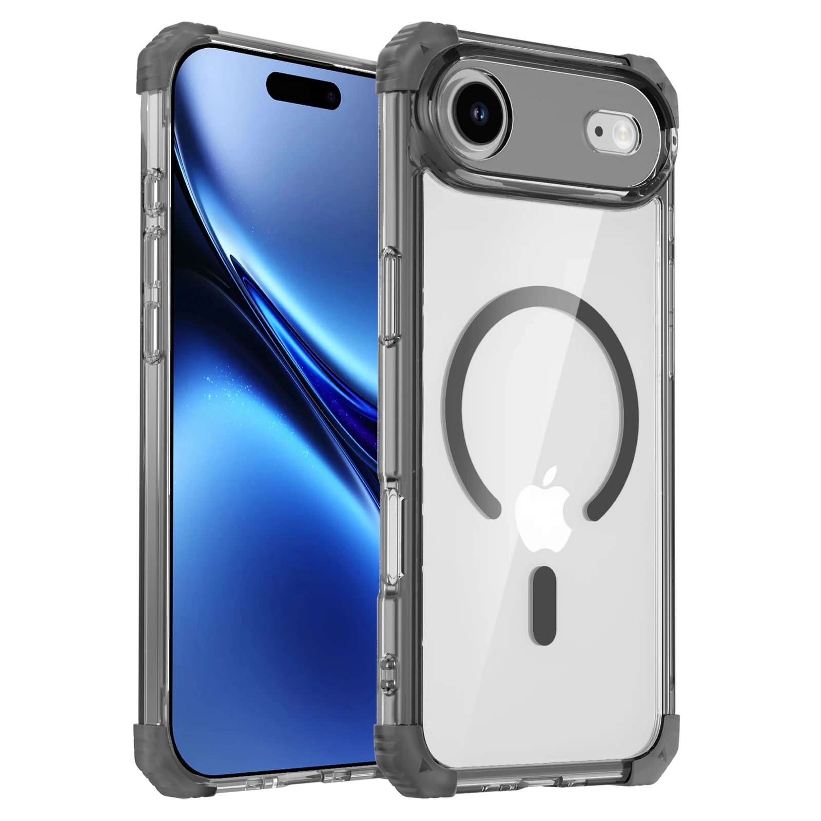 Airbag-Schutz, klar, transparent, stoßfest, stark, für iPhone 17 Air 16 15 Pro Max 12 13 14 Plus, iPhone 17 iPhone 14