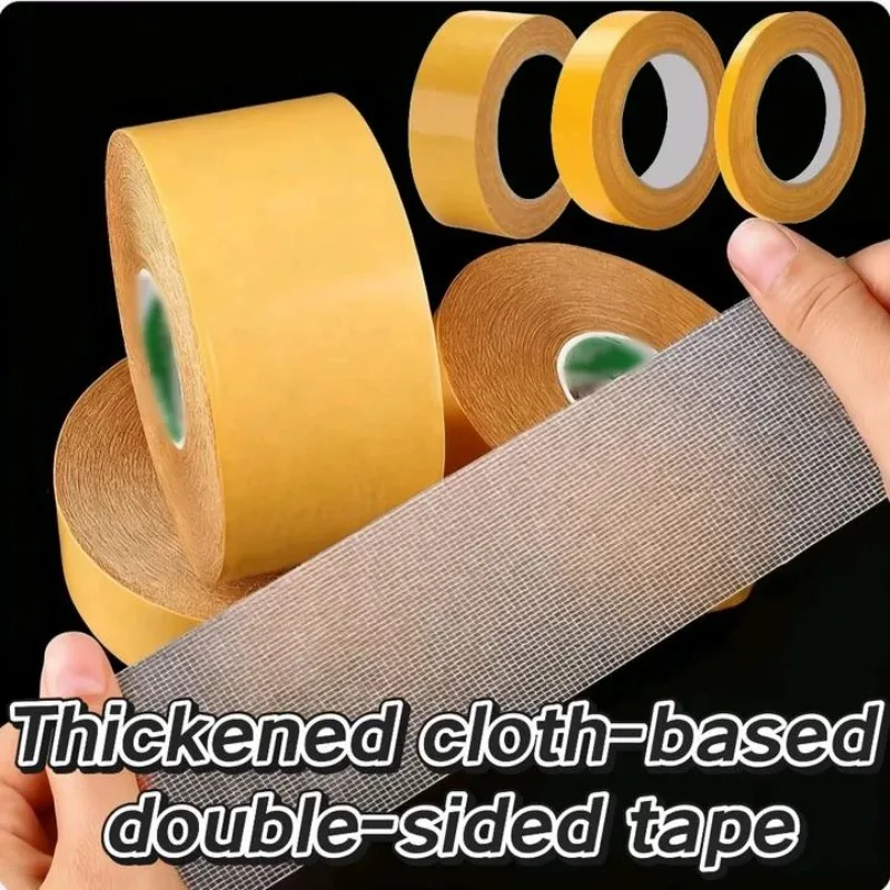 Doppelseitiges Klebeband mit starker Fixierung, robustes, transparentes Netz, wasserdichtes Klebeband, spurloses Gitter, Teppich, leistungsstarke Klebebänder