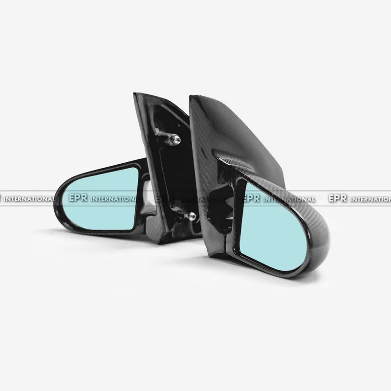 For Honda Civic EP3 Type R Carbon Fiber GND Bullet Rearview Mirror Ventilation Hollow Modification Part
