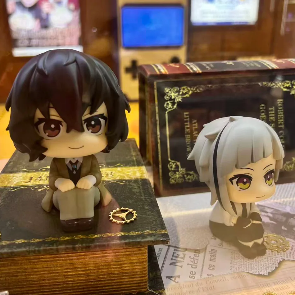 Figurine d'anime Bungou Stray Dogs de 10 cm, Look Up Nakajima Atsushi, figurine d'action, version Q, figurine Dazai Osamu, collection de jouets en PVC