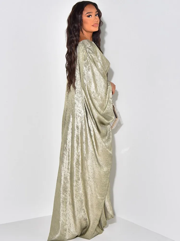 Evening Dress Women Dashiki Muslim Fashion Abaya African Clothes Robe Marocaine Luxury Dubai Kaftan Dress Vetement Big Size
