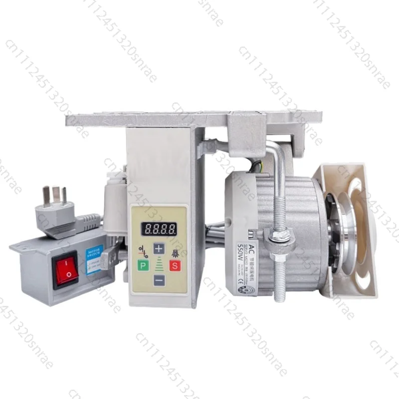 220V Flatbed Double Needle Machine Edge Cutting 750W Brushless Servo Silent Sewing Machine Energy-Saving Motor Motor
