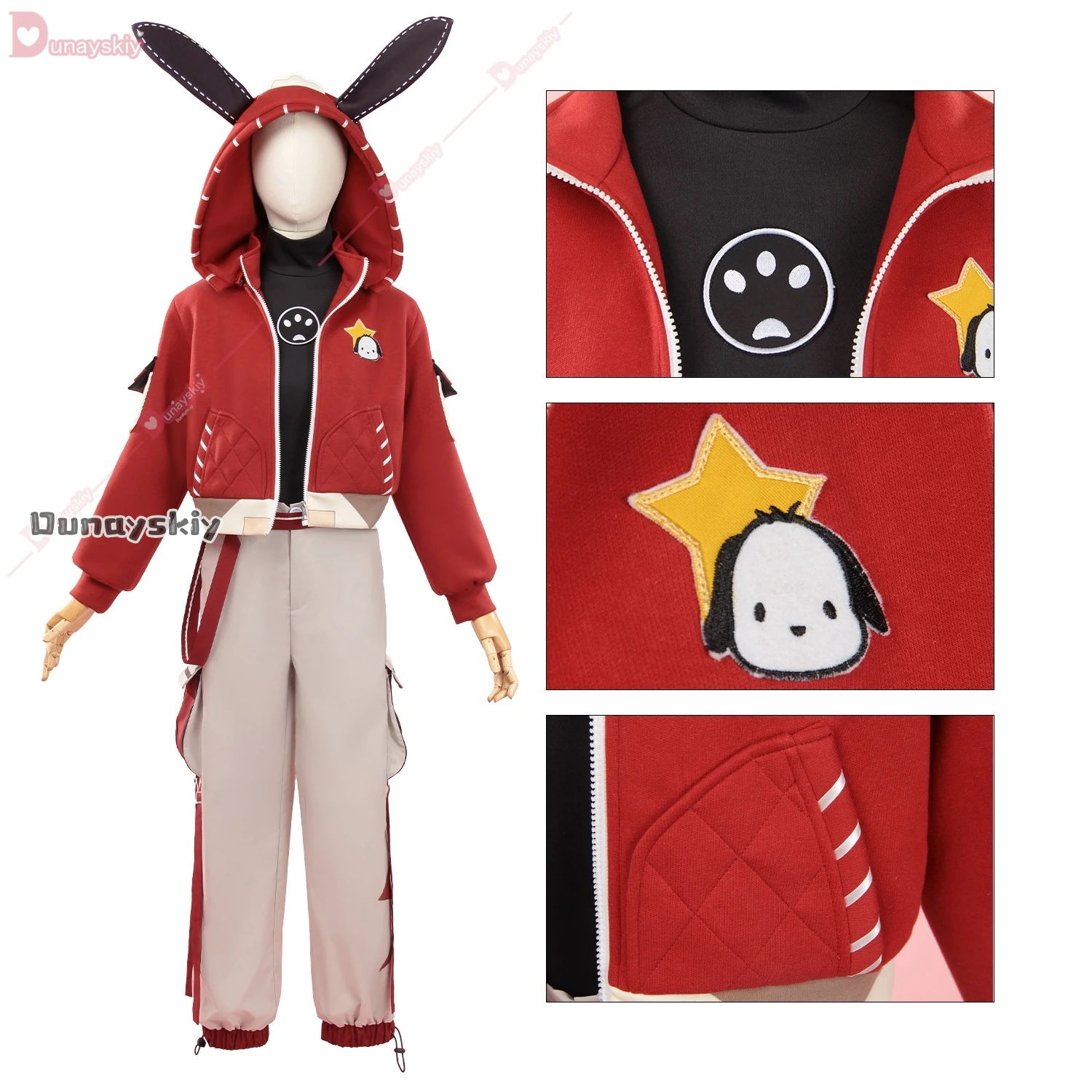 Anime Luca Balsa więzień gra Cosplay tożsamość Ⅴ kurtka okulary wisiorek akcesoria do paska odgrywanie ról impreza przystojna kobieta zestaw męski