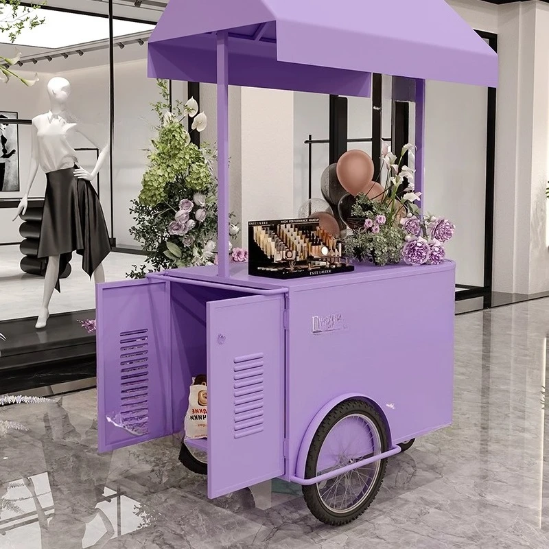 حامل عرض كشك، عربة بيع عائمة متنقلة، حامل عرض نشاط السوبر ماركت