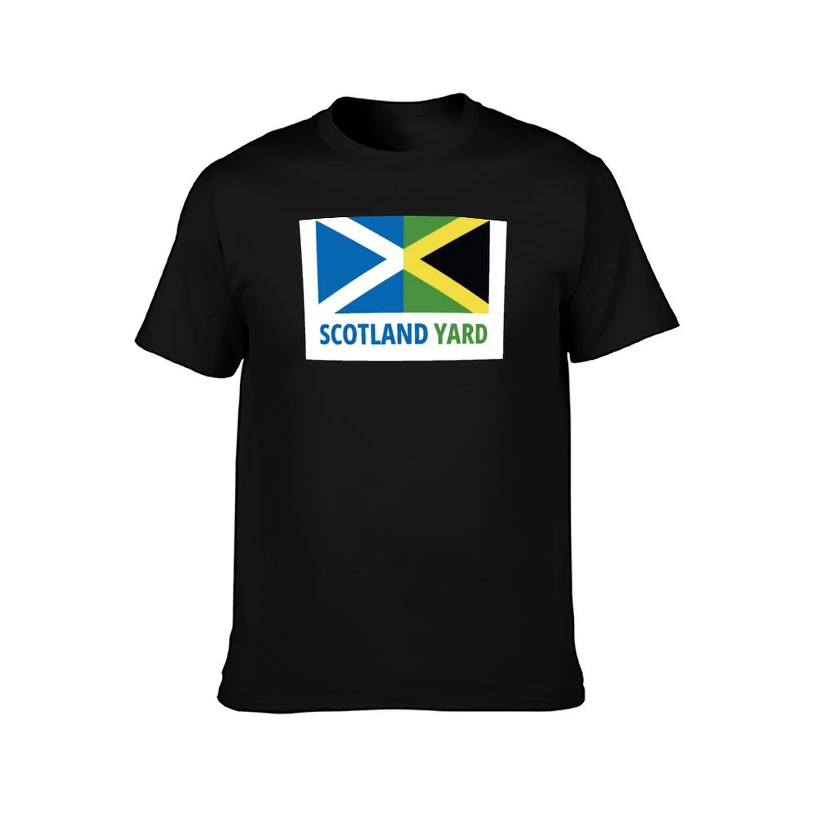Scotland Yard T-Shirt Summer Casual Cotton Tee Oversized Streetwear Tops Vintage Graphic Print Loose Fit Short Sleeve