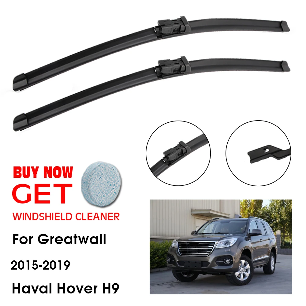 

Car Wiper For Greatwall Haval Hover H9 22"+18" 2015-2019 Front Window Washer Windscreen Windshield Wipers Blades Accessories