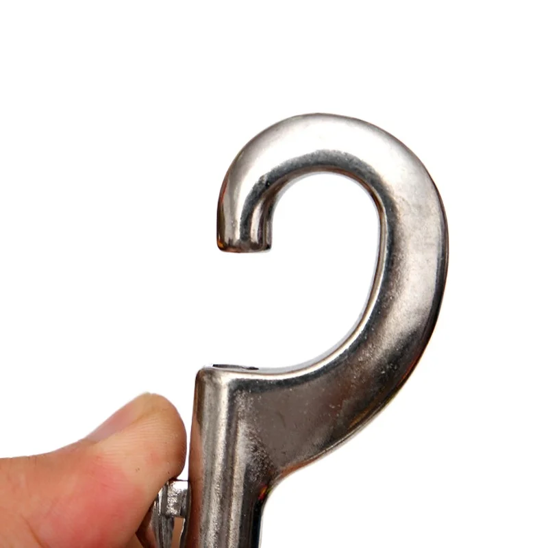 Diving 316 Stainless Steel Swivel Hook Geobar SPG Single Head Hook Side Hook Back Fly Snap Free