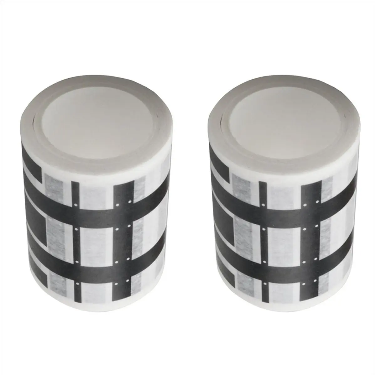 AA14 2pcs 33 Feet Black Art Journal Scrapbook Planner Tape Kids Cartoon DIY Road Track Traffic Paper Tape